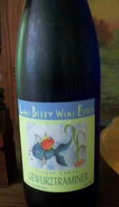 Lime Berry Wine Estate label art