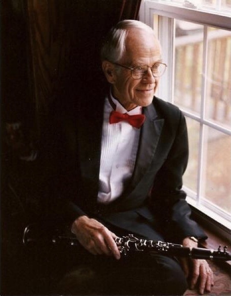 Me in my 80s with my clarinet