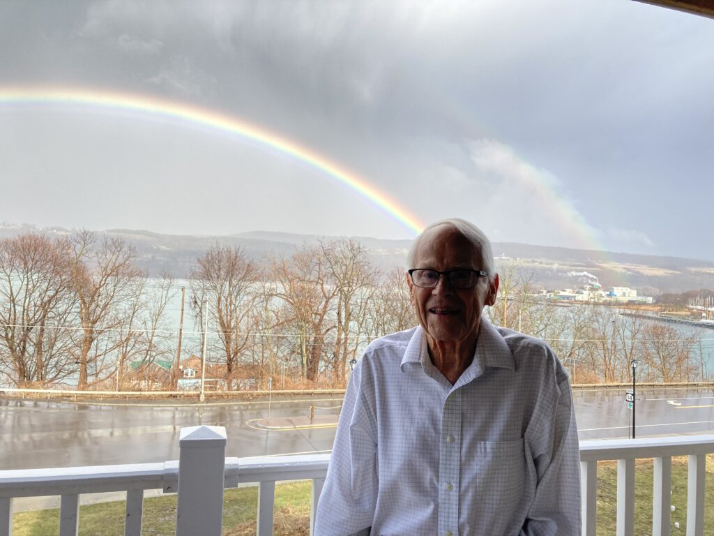 Seneca Lake and Rainbows